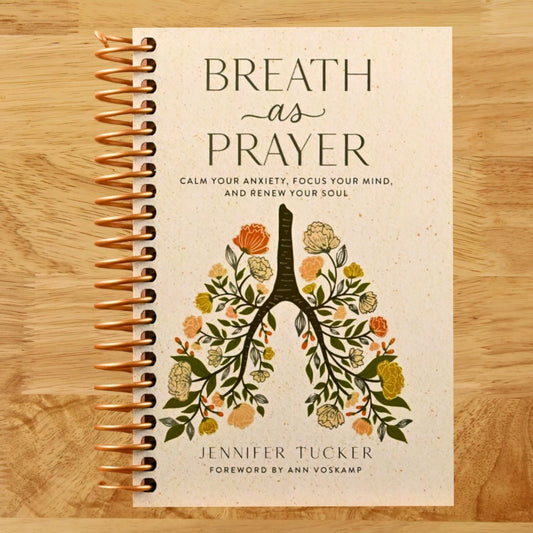 Breath as Prayer: Calm Your Anxiety, Focus Your Mind, and Renew Your Soul (80+ Breath Prayers and Devotional Meditations) – The Perfect Christian Gift for Women (Spiral bound) Happy Coil spiral bound book