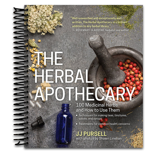 The Herbal Apothecary: 100 Medicinal Herbs and How to Use Them (Spiral bound) Happy Coil spiral bound book