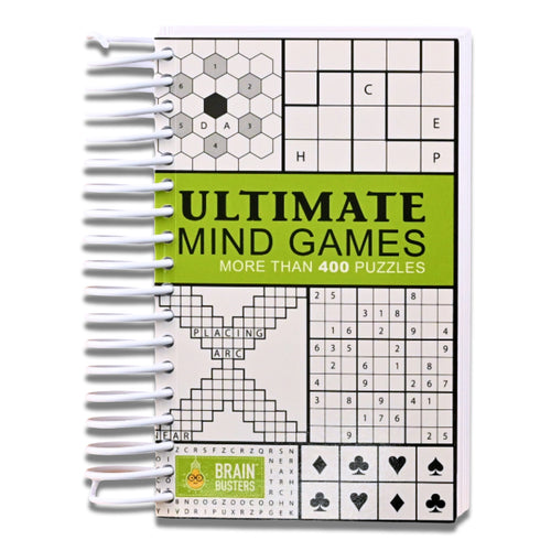 Ultimate Mind Games: With Over 400 Puzzles (Brain Busters) (Spiral bound) Happy Coil spiral bound book