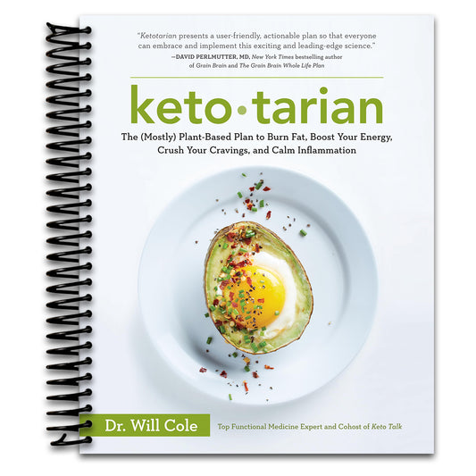 Ketotarian: The (Mostly) Plant-Based Plan to Burn Fat, Boost Your Energy, Crush Your Cravings, and Calm Inflammation: A Cookbook
