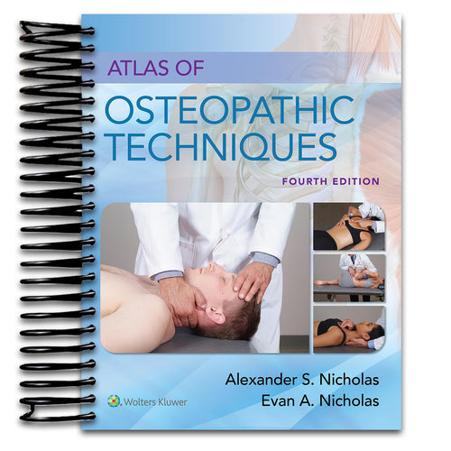Atlas of Osteopathic Techniques (Spiral bound) Happy Coil spiral bound book