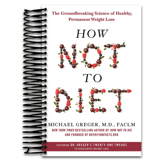 How Not to Diet: The Groundbreaking Science of Healthy, Permanent Weight Loss (Spiral bound) Happy Coil spiral bound book