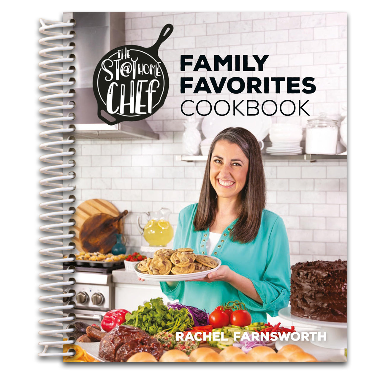 The Stay At Home Chef Family Favorites Cookbook   (Spiral bound)