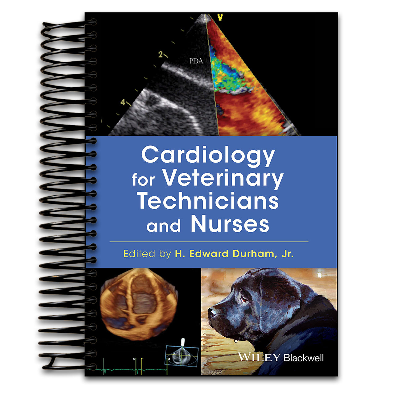 Cardiology for Veterinary Technicians and Nurses (Spiral bound) Happy Coil spiral bound book