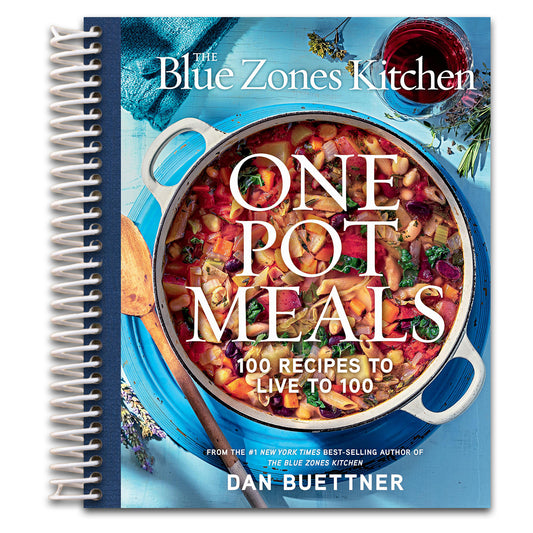 The Blue Zones Kitchen One Pot Meals: 100 Recipes to Live to 100   (Spiral bound)