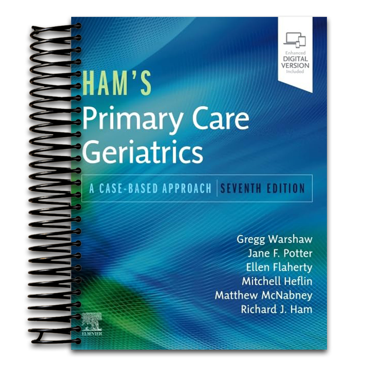 Ham's Primary Care Geriatrics: A Case-Based Approach (Spiral bound) Happy Coil spiral bound book