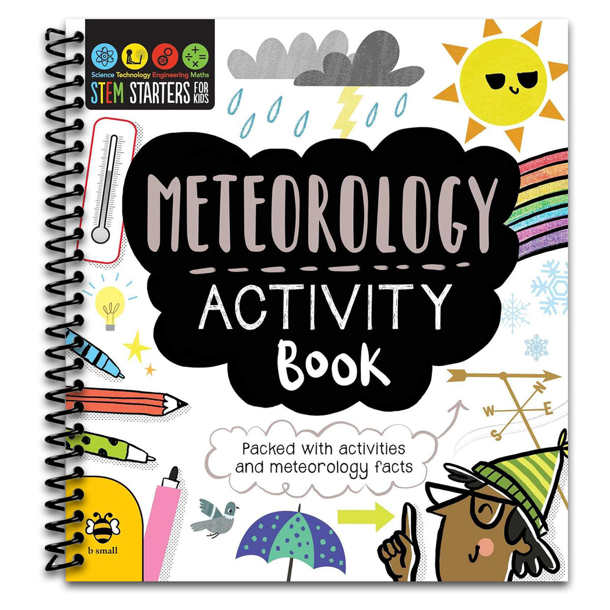 STEM Starters for Kids Meteorology Activity Book: Packed with Activities and Meteorology Facts (Spiral bound) Happy Coil spiral bound book