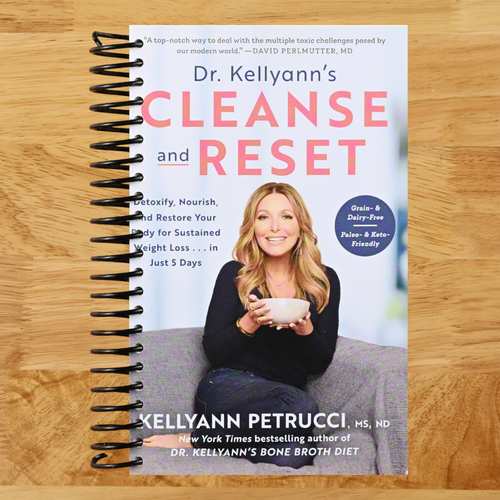 Dr. Kellyann's Cleanse and Reset: Detoxify, Nourish, and Restore Your Body for Sustained Weight Loss...in Just 5 Days (Spiral bound) Happy Coil spiral bound book