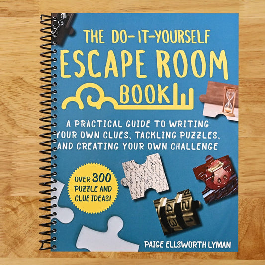 Do-It-Yourself Escape Room Book: A Practical Guide to Writing Your Own Clues, Designing Puzzles, and Creating Your Own Challenges (Spiral bound) Happy Coil spiral bound book