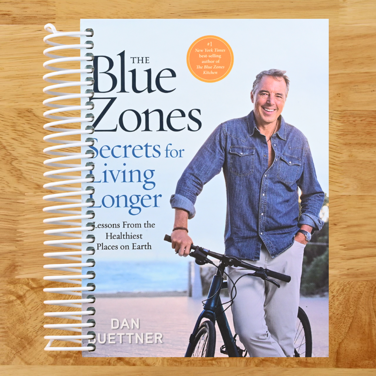 The Blue Zones Secrets for Living Longer: Lessons From the Healthiest Places on Earth (Spiral bound) Happy Coil spiral bound book