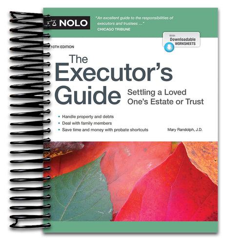 Executor's Guide, The: Settling a Loved One's Estate or Trust (Spiral bound) Happy Coil spiral bound book