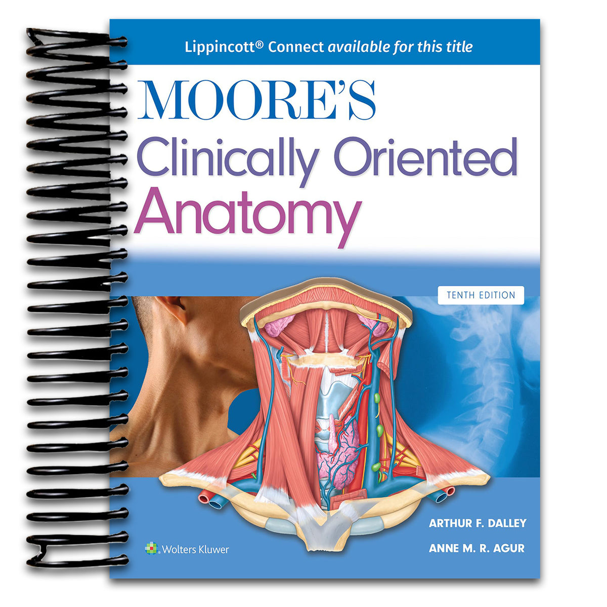 Moore's Clinically Oriented Anatomy (Lippincott Connect) (Spiral bound) Happy Coil spiral bound book