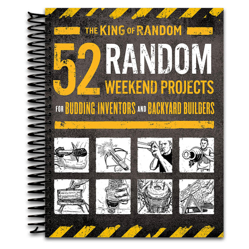 52 Random Weekend Projects: For Budding Inventors and Backyard Builders (Spiral bound) Happy Coil spiral bound book
