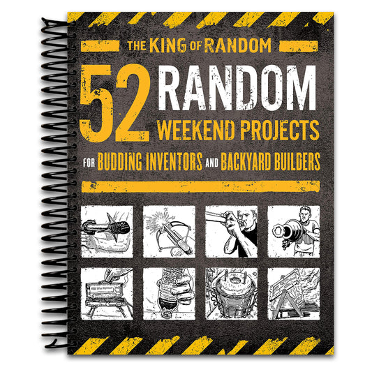 52 Random Weekend Projects: For Budding Inventors and Backyard Builders (Spiral bound) Happy Coil spiral bound book