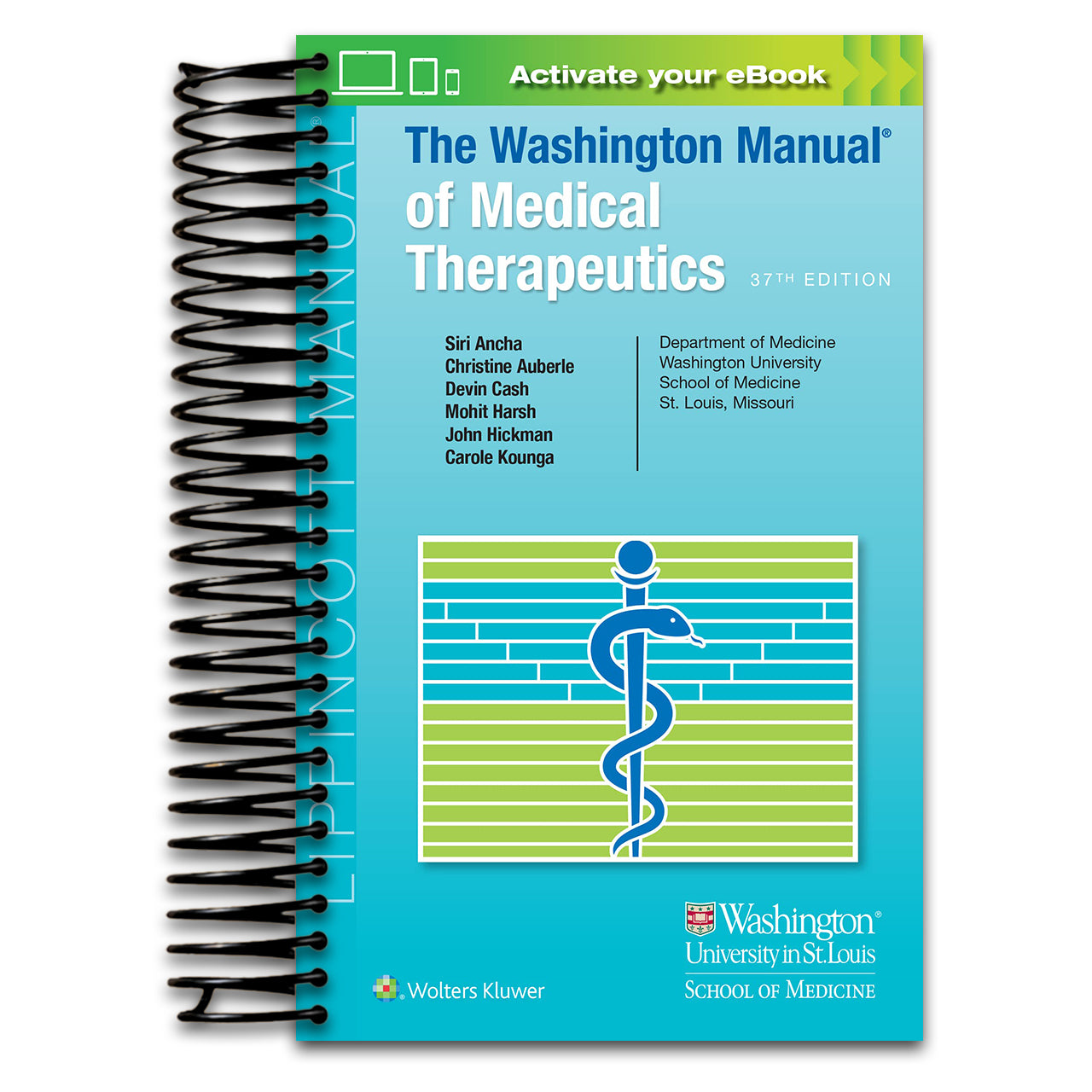 The Washington Manual of Medical Therapeutics (Spiral bound) Happy Coil spiral bound book