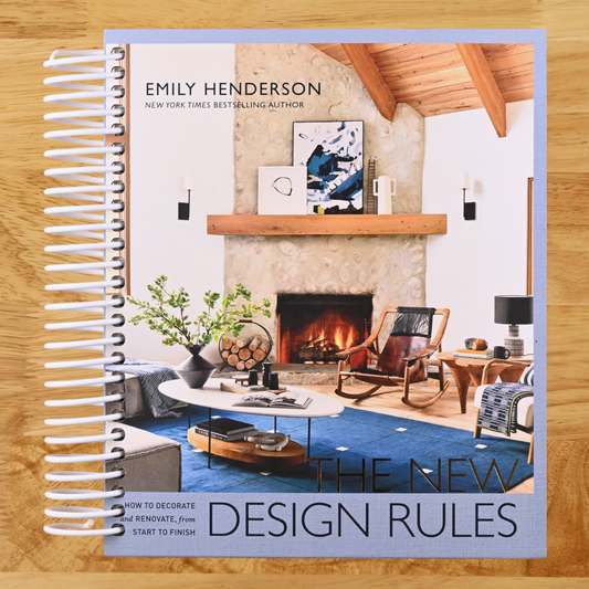 The New Design Rules: How to Decorate and Renovate, from Start to Finish: An Interior Design Book (Spiral bound) Happy Coil spiral bound book