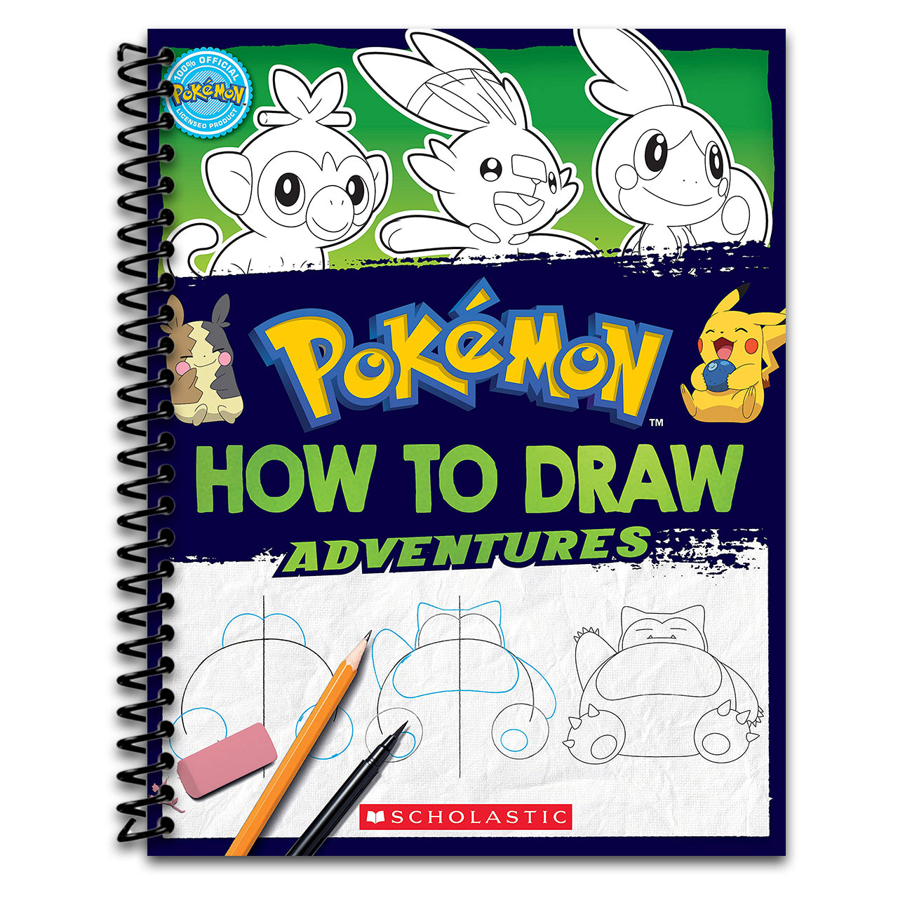 How to Draw Adventures (Pokémon) (Spiral bound) Happy Coil spiral bound book