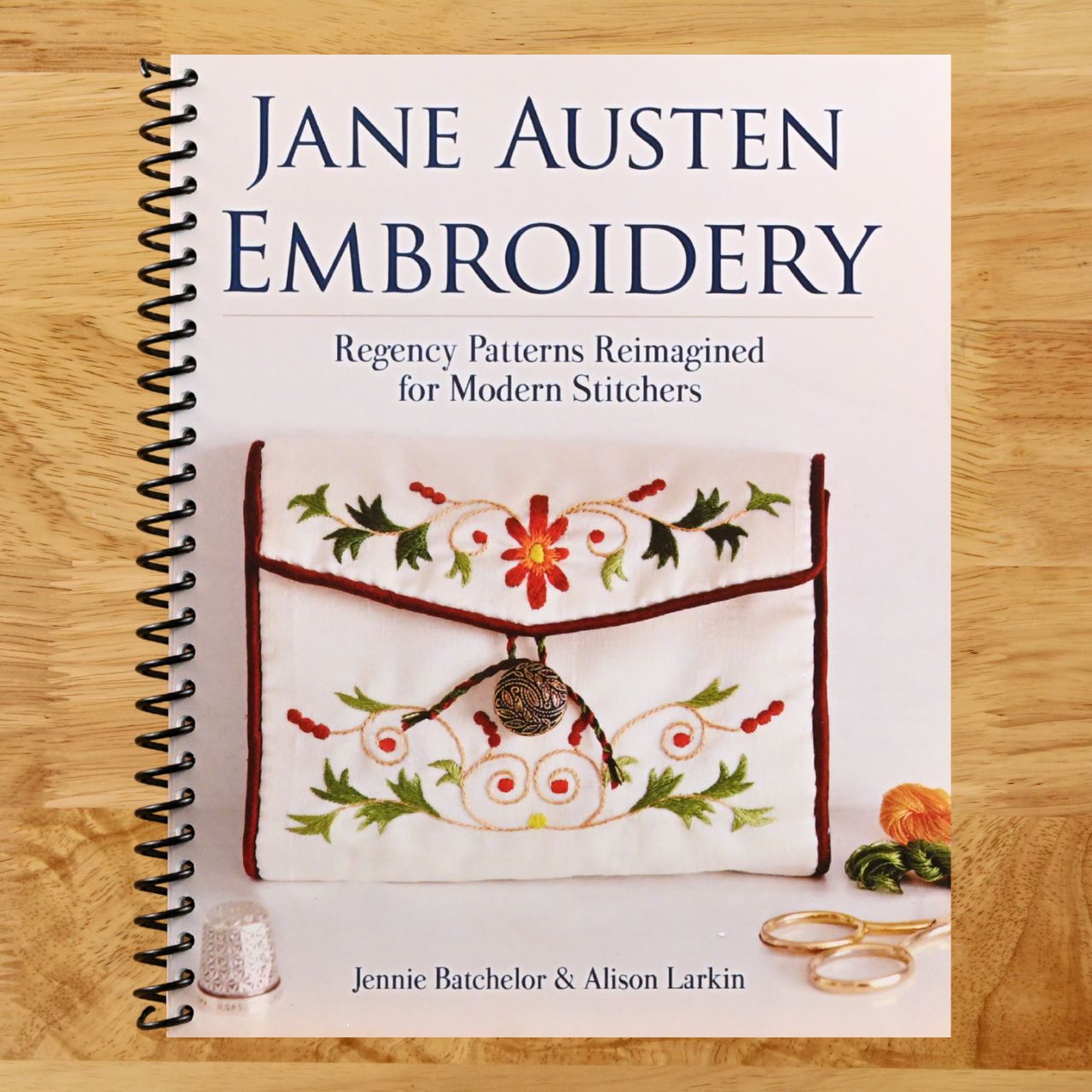 Jane Austen Embroidery: Regency Patterns Reimagined for Modern Stitchers (Dover Crafts: Embroidery & Needlepoint) (Spiral bound) Happy Coil spiral bound book