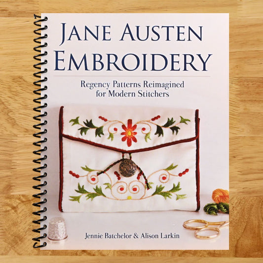 Jane Austen Embroidery: Regency Patterns Reimagined for Modern Stitchers (Dover Crafts: Embroidery & Needlepoint) (Spiral bound) Happy Coil spiral bound book