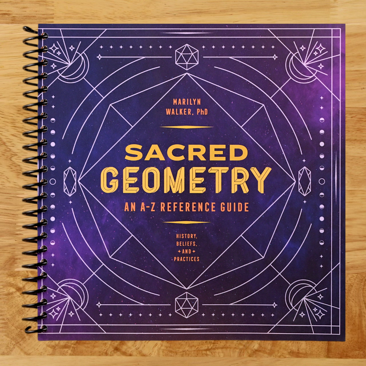 Sacred Geometry: An A-Z Reference Guide (Spiral bound) Happy Coil spiral bound book