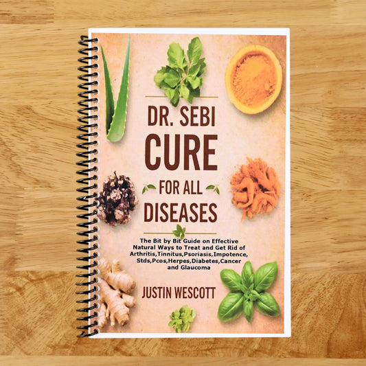 DR. SEBI CURE FOR ALL DISEASES: The Bit by Bit Guide on Effective Natural Ways to Treat and Get Rid of Arthritis,Tinnitus,Psoriasis,Impotence,Stds,Pcos,Herpes,Diabetes,Cancer and Glaucoma (Spiral bound) Happy Coil spiral bound book