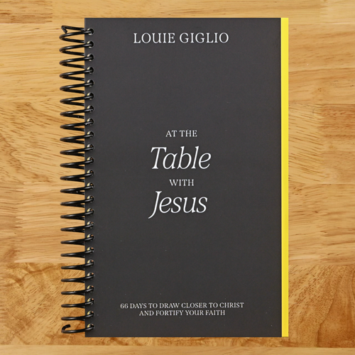 At the Table with Jesus: 66 Days to Draw Closer to Christ and Fortify Your Faith   (Spiral bound)