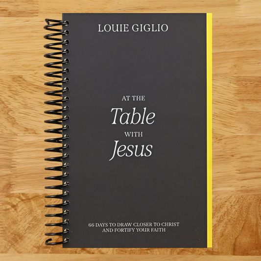 At the Table with Jesus: 66 Days to Draw Closer to Christ and Fortify Your Faith   (Spiral bound)