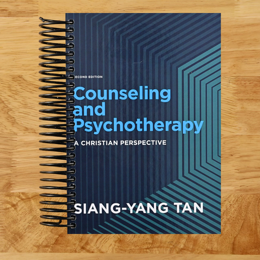 Counseling and Psychotherapy: A Christian Perspective (Spiral bound) Happy Coil spiral bound book