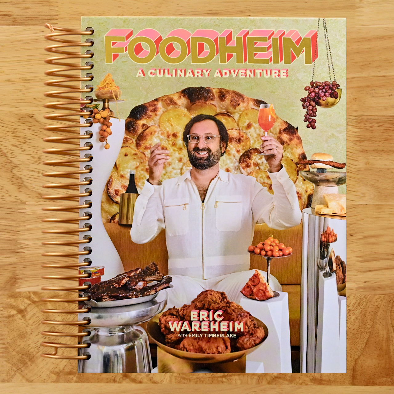FOODHEIM: A Culinary Adventure [A Cookbook] (Spiral bound) Happy Coil spiral bound book