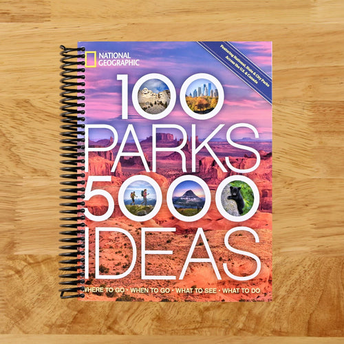 100 Parks, 5,000 Ideas: Where to Go, When to Go, What to See, What to Do (Spiral bound) Happy Coil spiral bound book