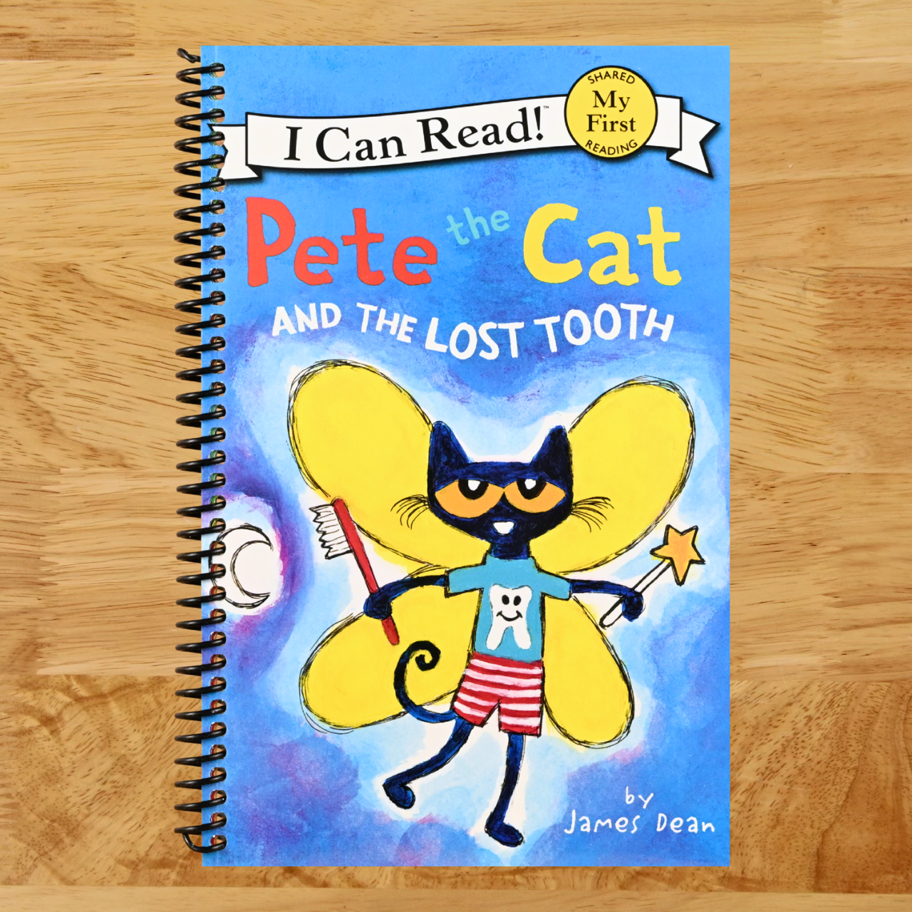 Pete the Cat and the Lost Tooth: A Fun Tooth Fairy Story for Children (Ages 4-8) (My First I Can Read)   (Spiral bound)