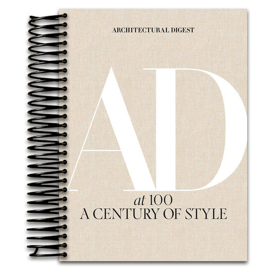 Architectural Digest at 100: Century of celebrity homes, iconic designers, and evolving American taste from Architectural Digest's archives. (Spiral bound) Happy Coil spiral bound book