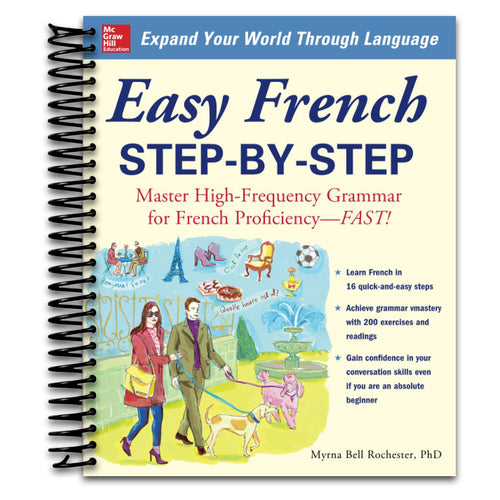 Easy French Step-by-Step   (Spiral bound)