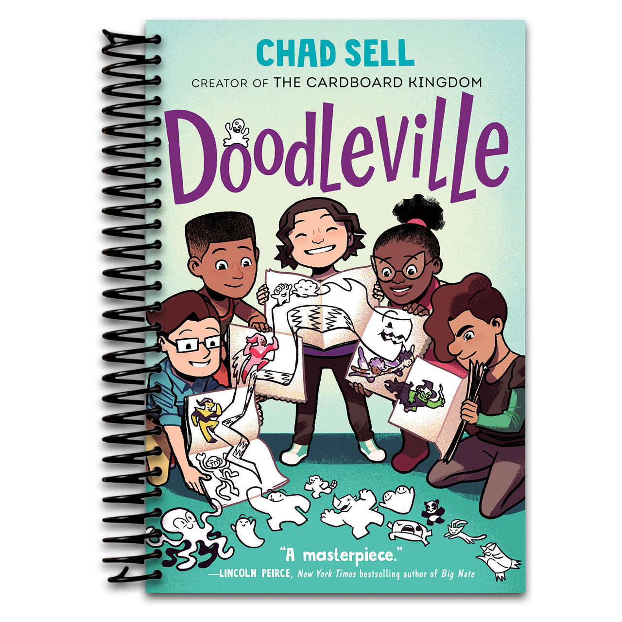 Doodleville: (A Graphic Novel) (Spiral bound) Happy Coil spiral bound book
