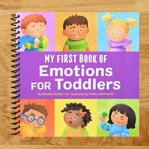 My First Book of Emotions for Toddlers (Spiral bound) Happy Coil spiral bound book