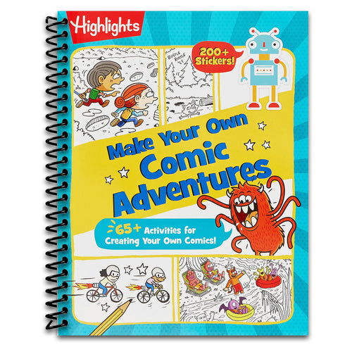 Make Your Own Comic Adventures (Spiral bound) Happy Coil spiral bound book