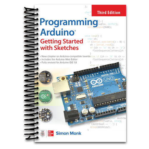 Programming Arduino: Getting Started with Sketches, Third Edition (Spiral bound) Happy Coil spiral bound book