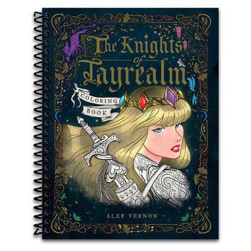 The Knights of Tayrealm Coloring Book (Spiral bound) Happy Coil spiral bound book