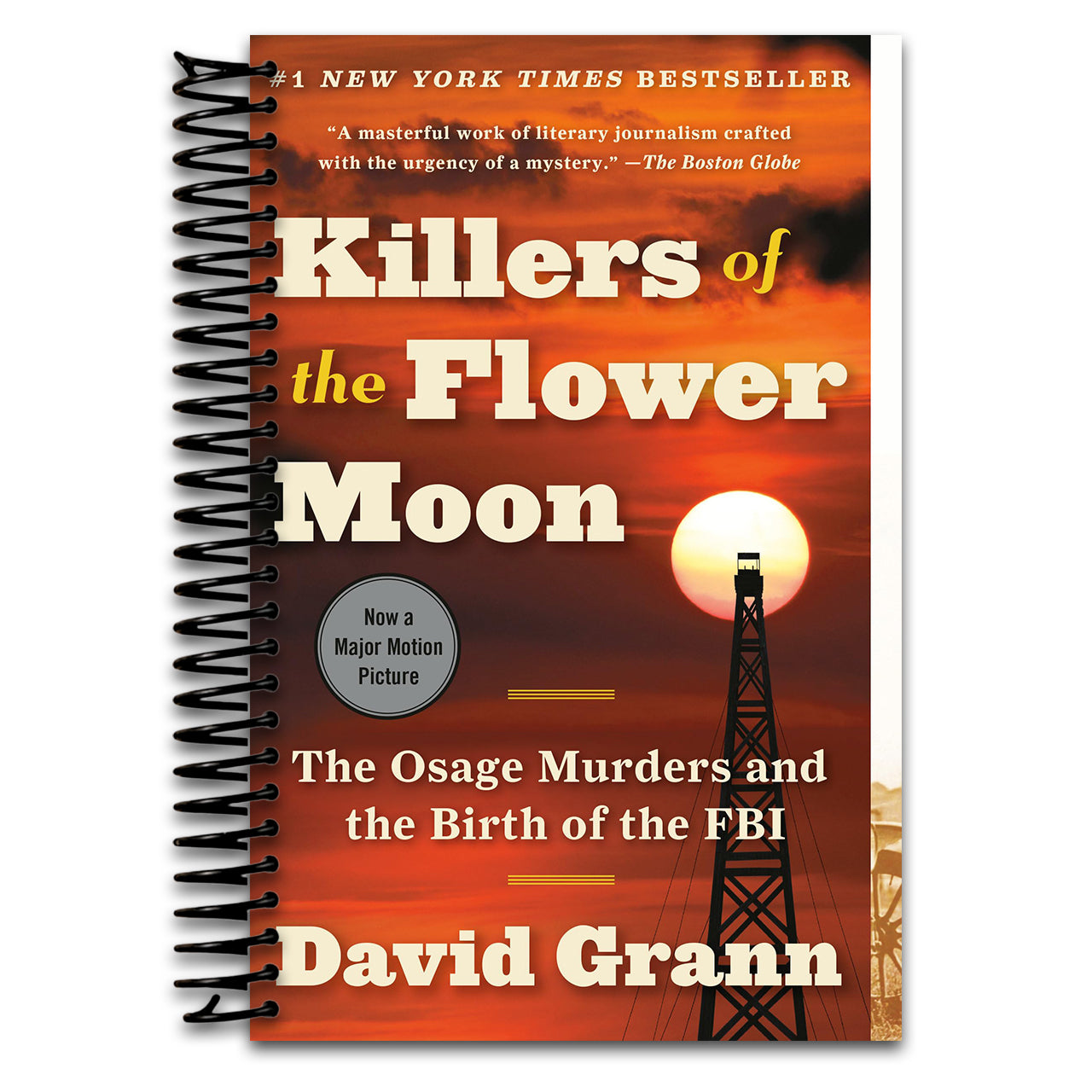 Killers of the Flower Moon: The Osage Murders and the Birth of the FBI (Spiral bound) Happy Coil spiral bound book