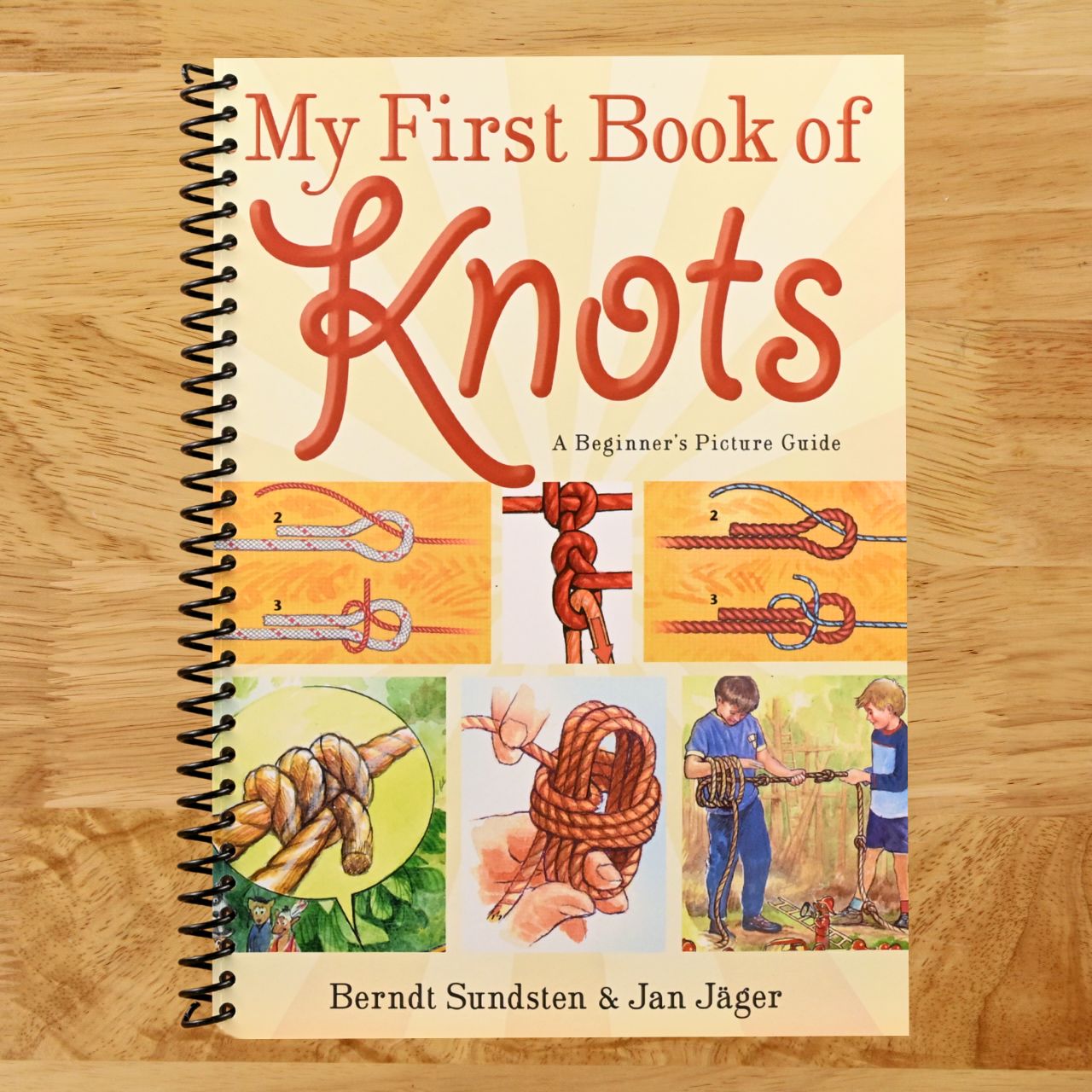 My First Book of Knots: A Beginner's Picture Guide (180 color illustrations) (Spiral bound) Happy Coil spiral bound book