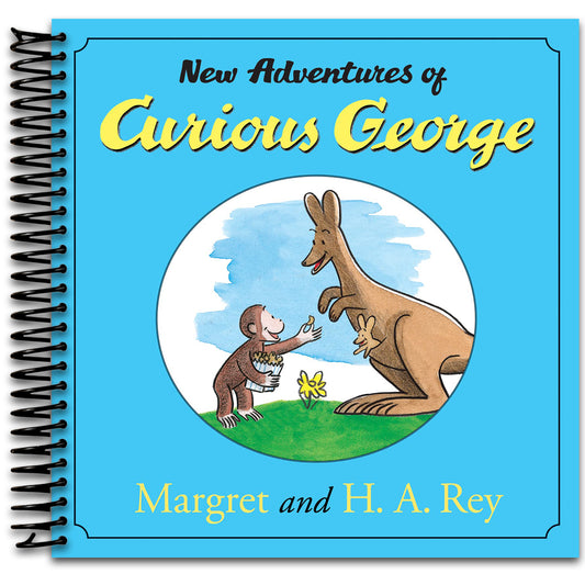 The New Adventures of Curious George: A Hardcover Treasury of Eight Stories for Kids (Ages 4-7)   (Spiral bound)