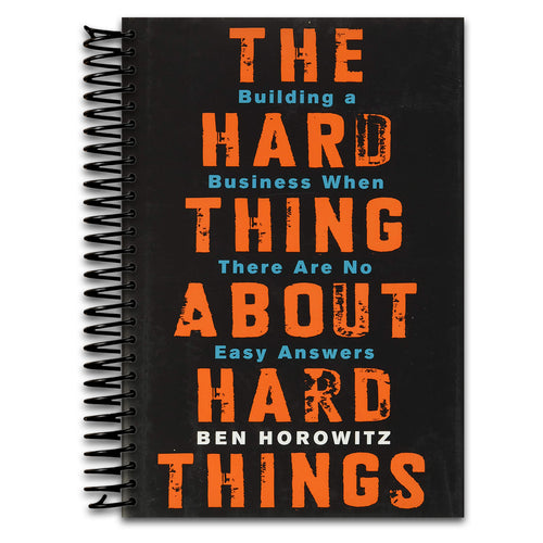 The Hard Thing About Hard Things: Building a Business When There Are No Easy Answers―Straight Talk on the Challenges of Entrepreneurship   (Spiral bound)
