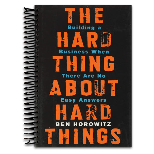 The Hard Thing About Hard Things: Building a Business When There Are No Easy Answers―Straight Talk on the Challenges of Entrepreneurship   (Spiral bound)