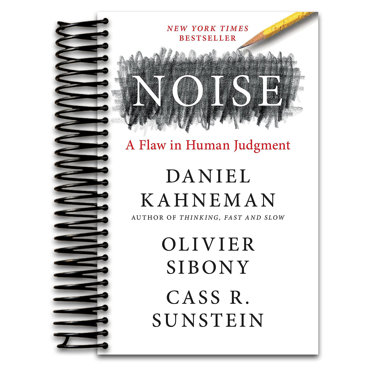 Noise: A Flaw in Human Judgment (Spiral bound) Happy Coil spiral bound book