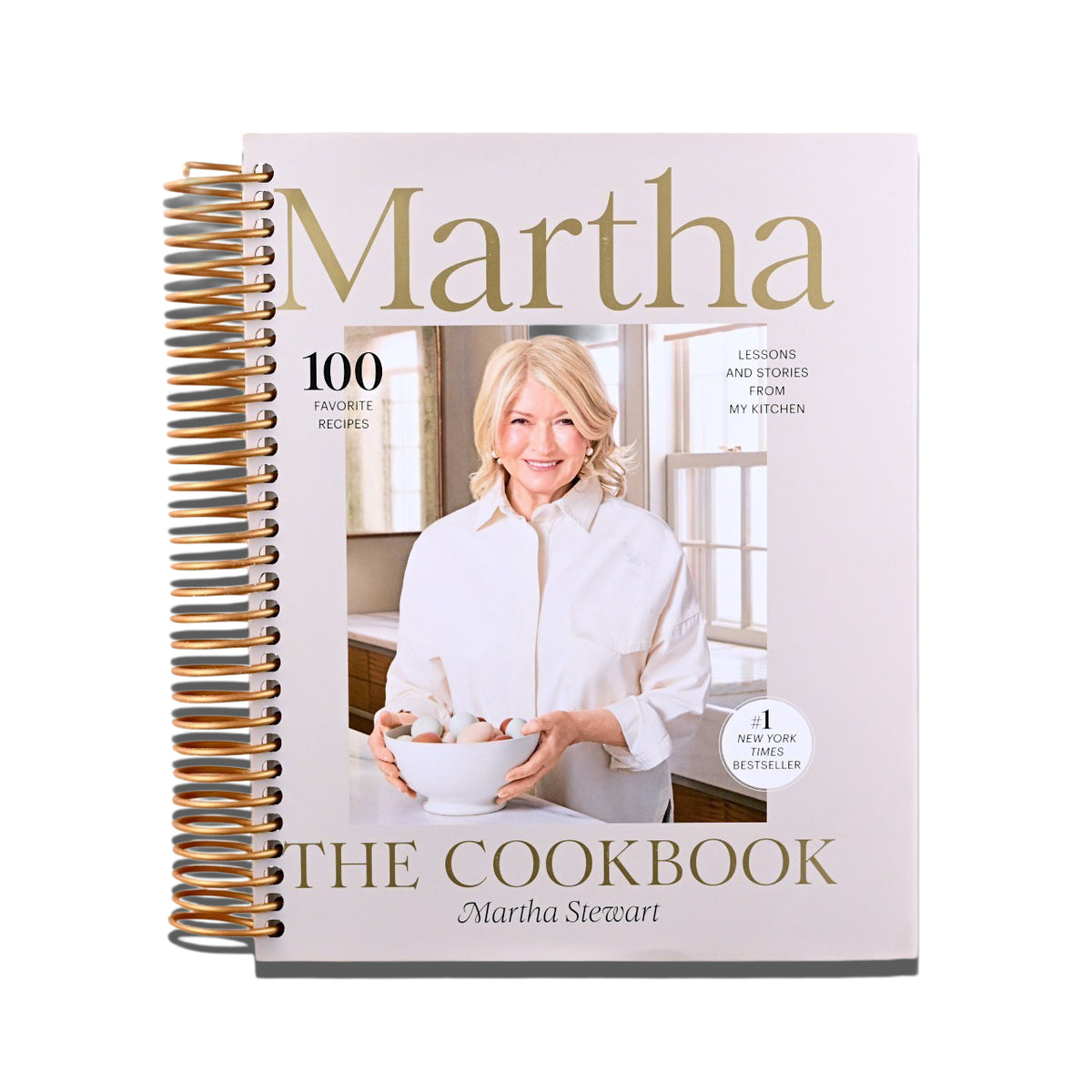 Martha: The Cookbook: 100 Favorite Recipes, with Lessons and Stories from My Kitchen   (Spiral bound)