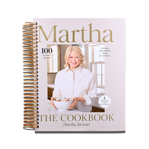 Martha: The Cookbook: 100 Favorite Recipes, with Lessons and Stories from My Kitchen   (Spiral bound)