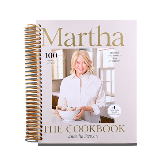 Martha: The Cookbook: 100 Favorite Recipes, with Lessons and Stories from My Kitchen   (Spiral bound)