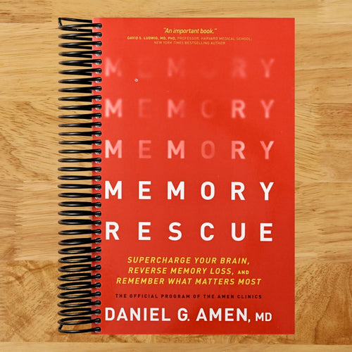 Memory Rescue: Supercharge Your Brain, Reverse Memory Loss, and Remember What Matters Most (Spiral bound) Happy Coil spiral bound book