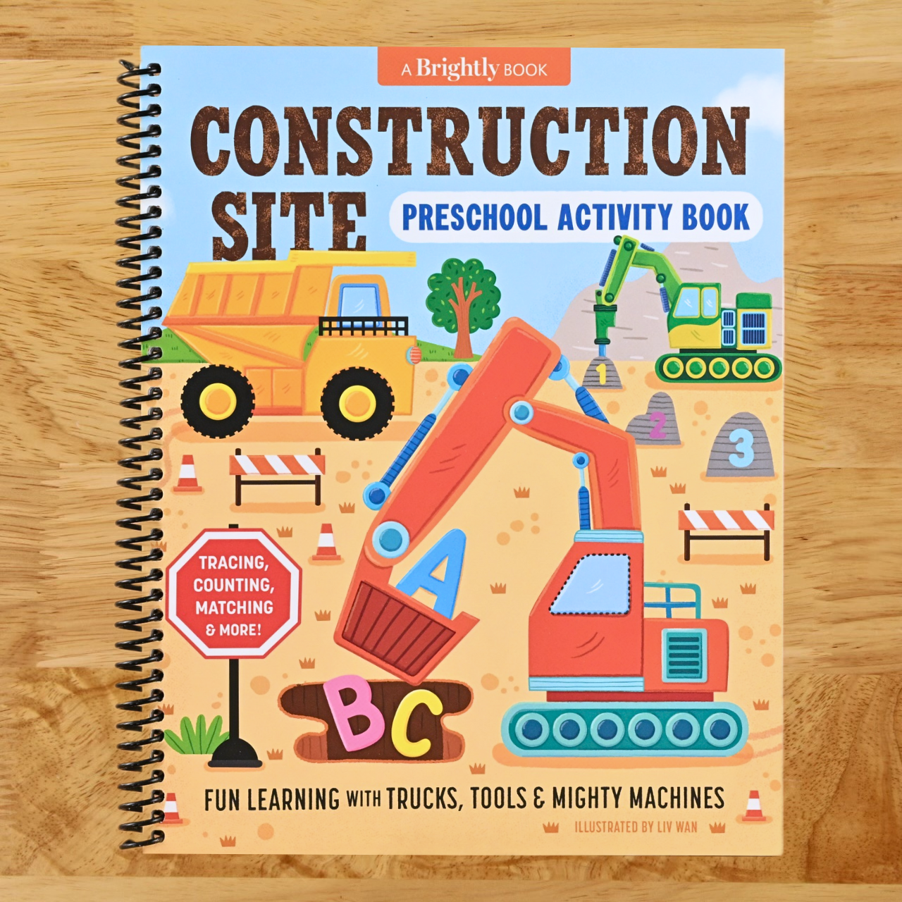 Construction Site Preschool Activity Book: Fun Learning with Trucks, Tools, and Mighty Machines