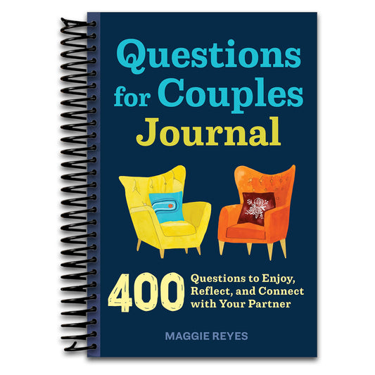 Questions for Couples Journal: 400 Questions to Enjoy, Reflect, and Connect with Your Partner, Grow Closer & Build A Strong Partnership (Relationship Books for Couples)   (Spiral bound)